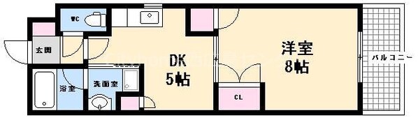 西広島駅 徒歩3分 4階の物件間取画像